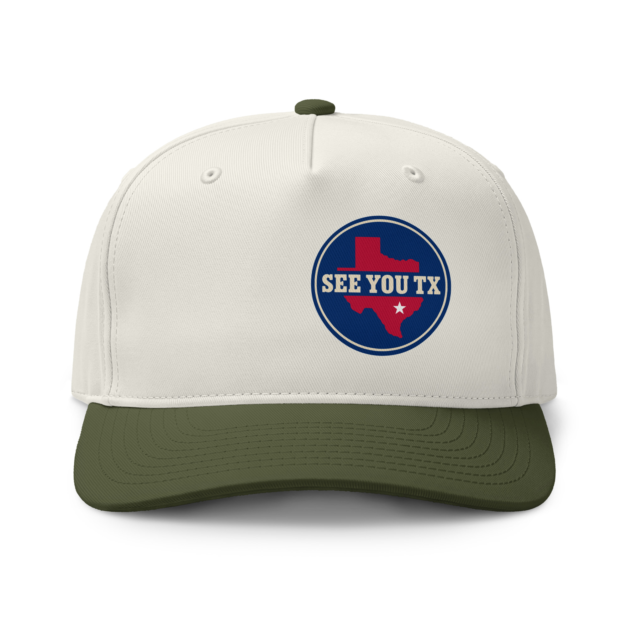 Class two-tone cap – Natural / Army