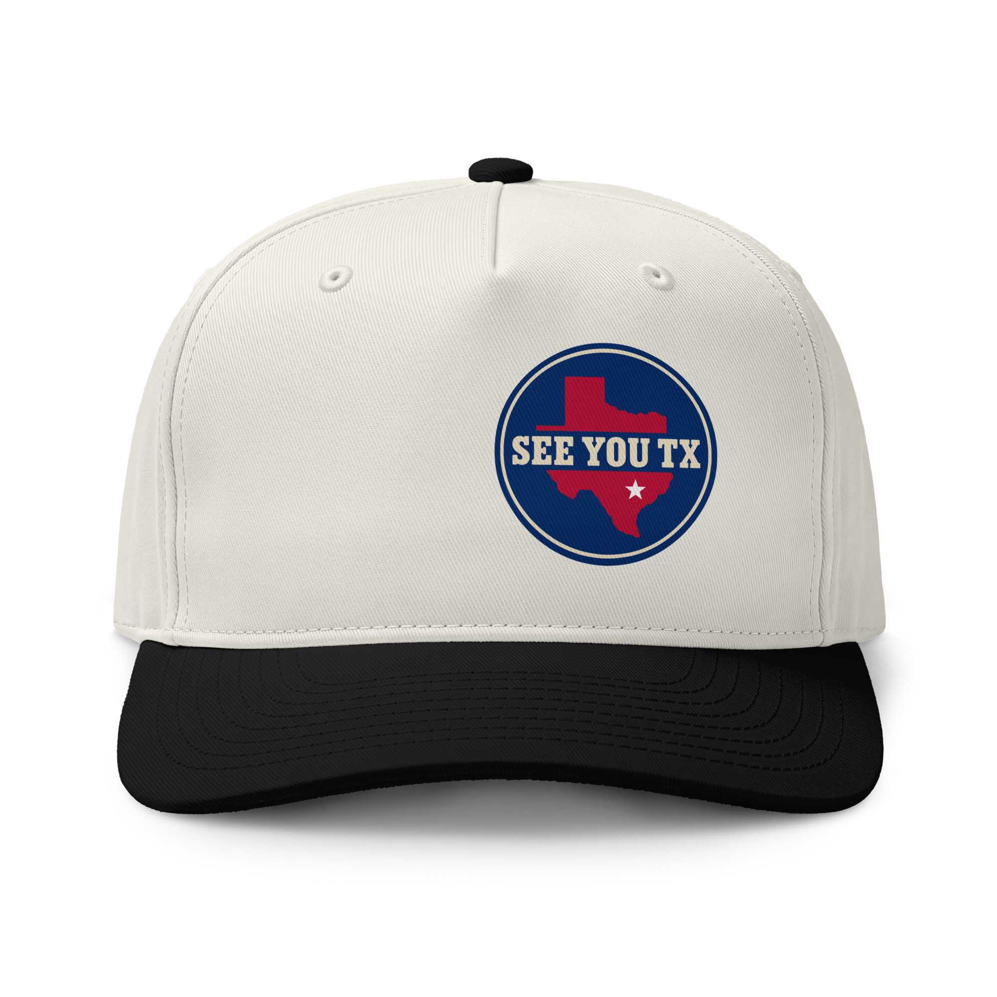 Class two-tone cap – Natural / Black