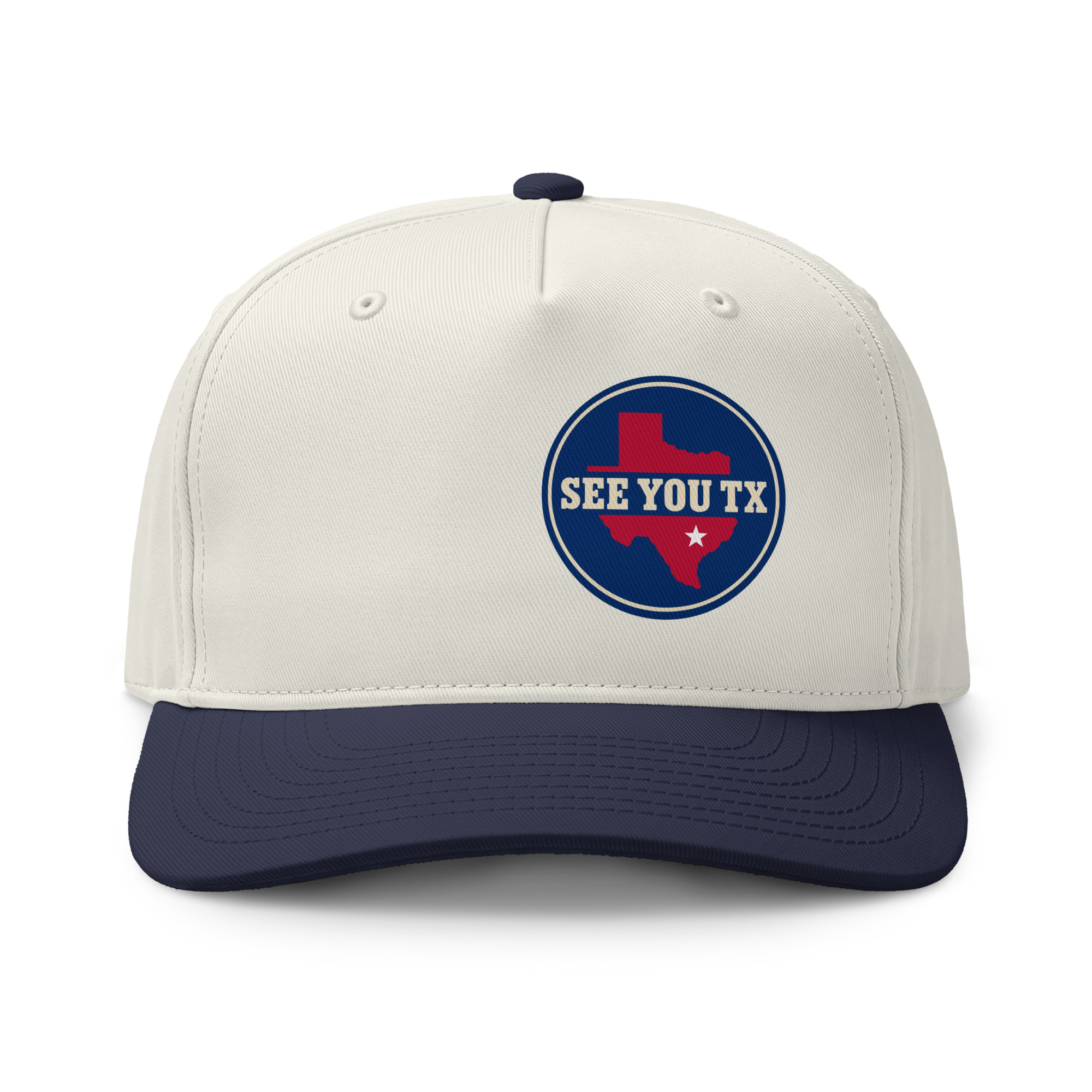 Class two-tone cap – Natural / Midnight
