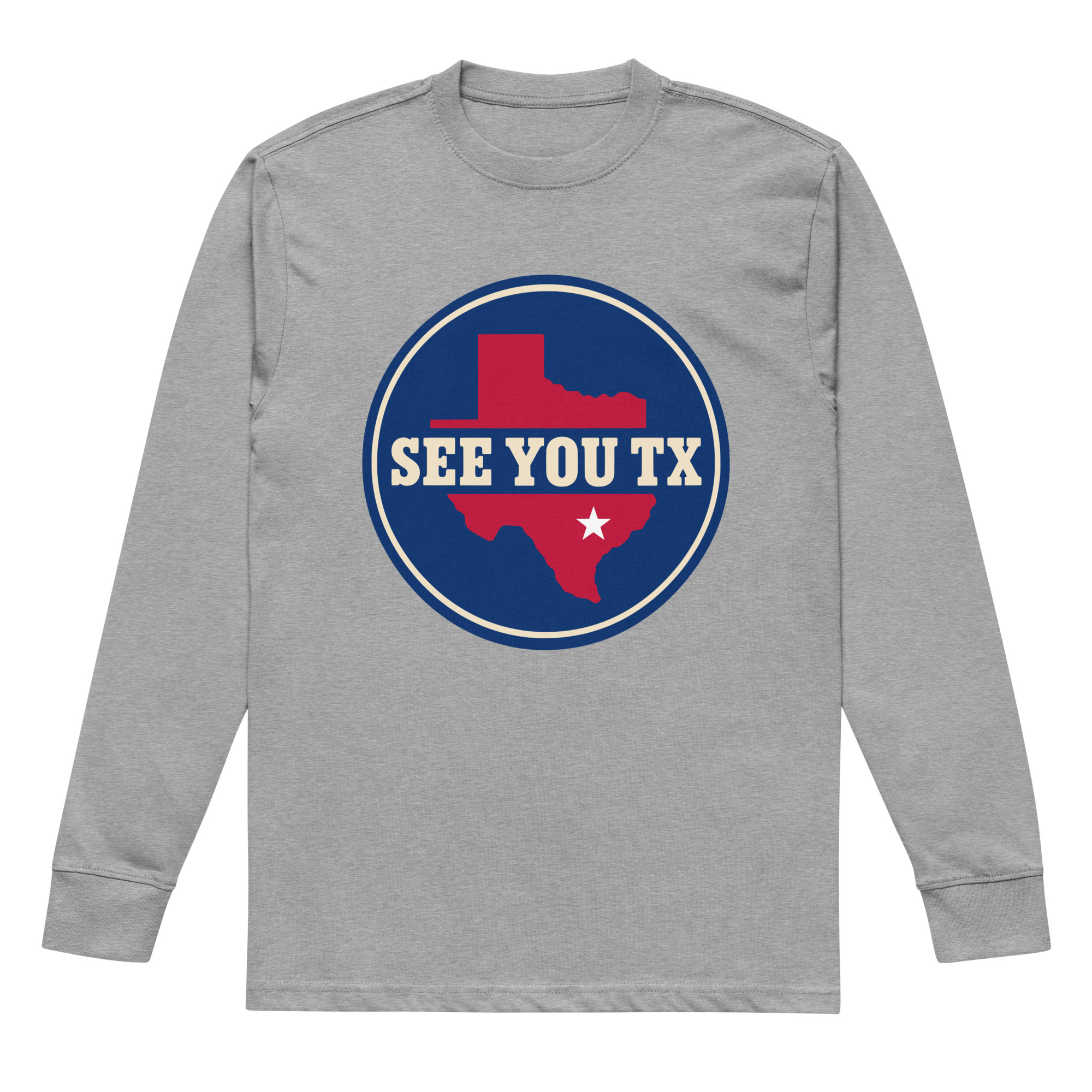 Men's heavyweight long sleeve t-shirt – Carbon Grey