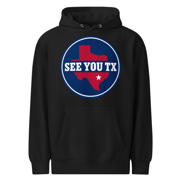 Unisex premium mid-weight hoodie – Black