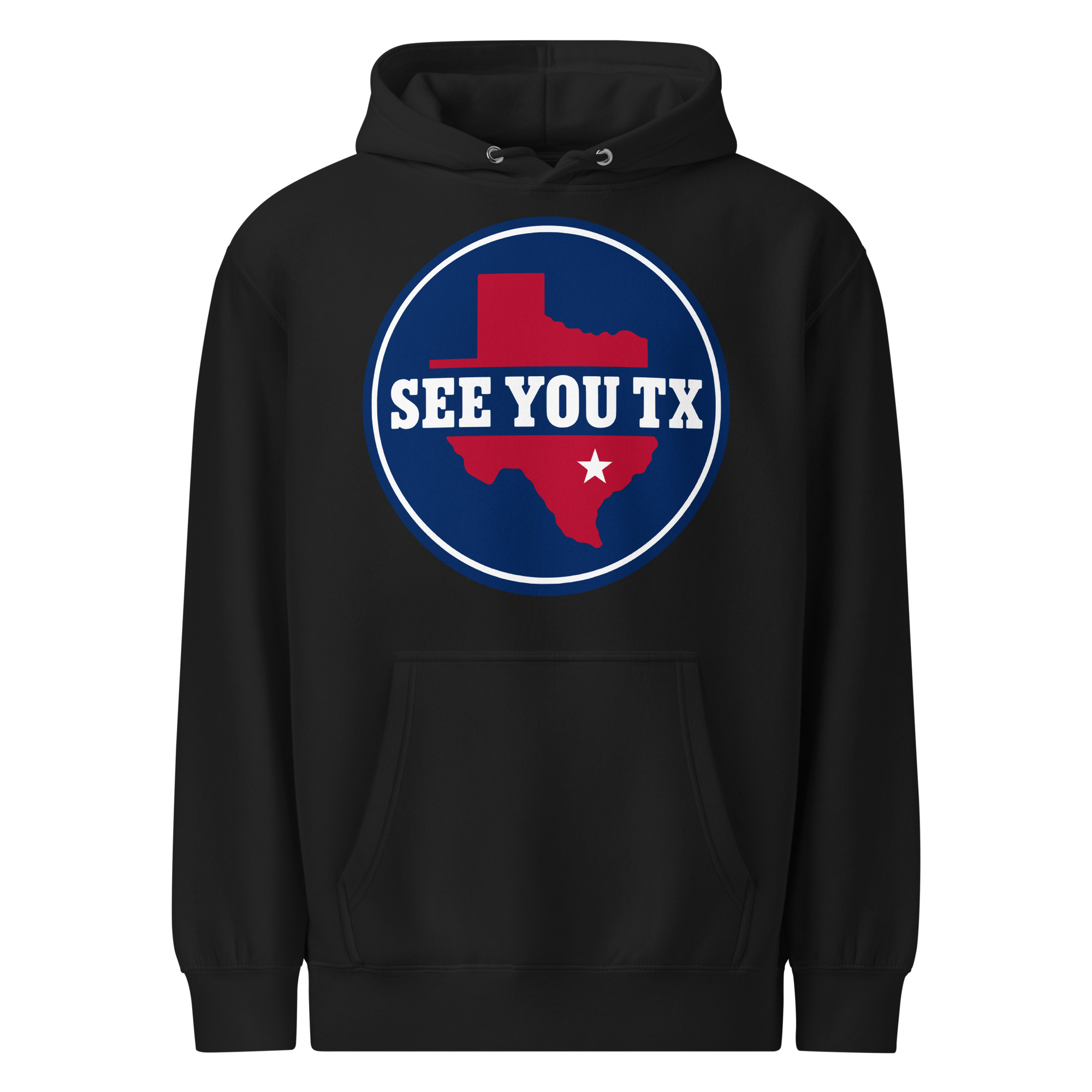 Unisex premium mid-weight hoodie – Black
