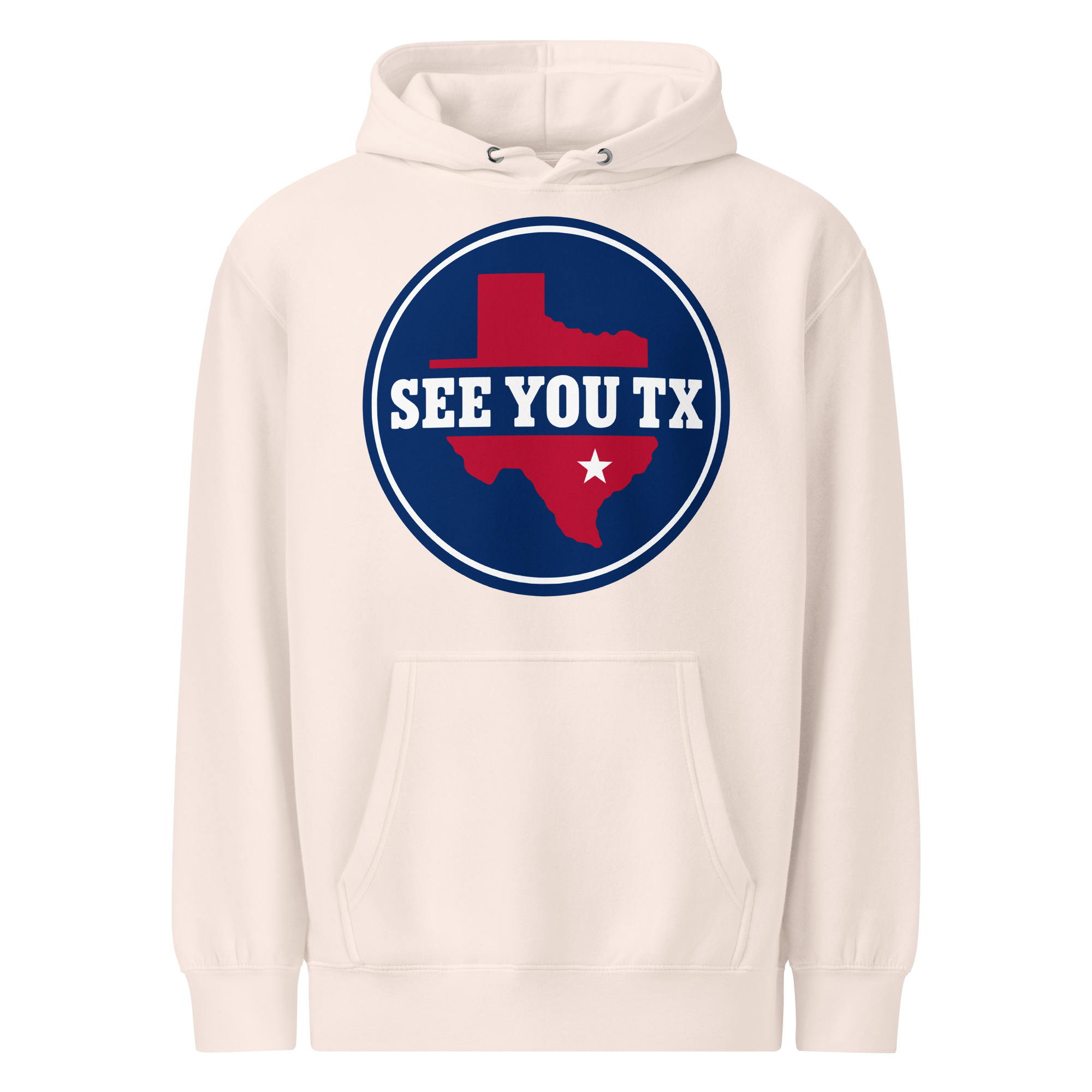 Unisex premium mid-weight hoodie – Pale Pink