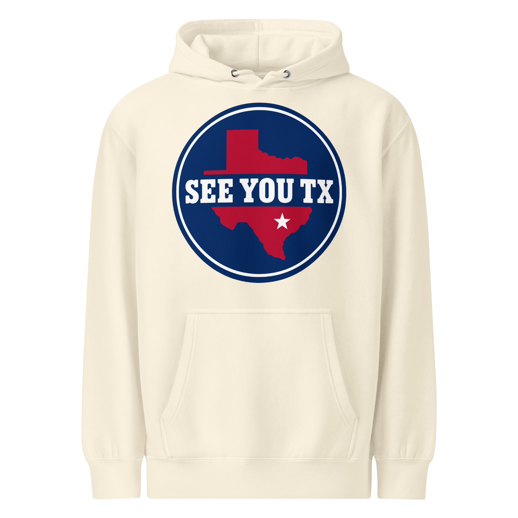 Unisex premium mid-weight hoodie – Sandshell