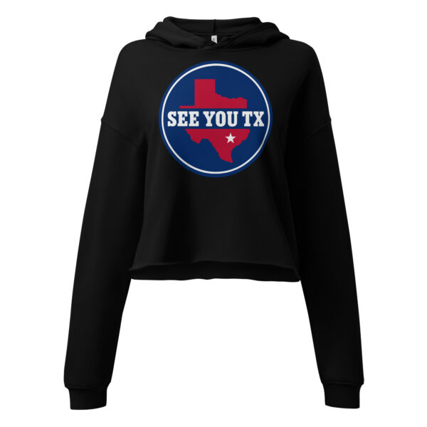 Crop Hoodie – Black